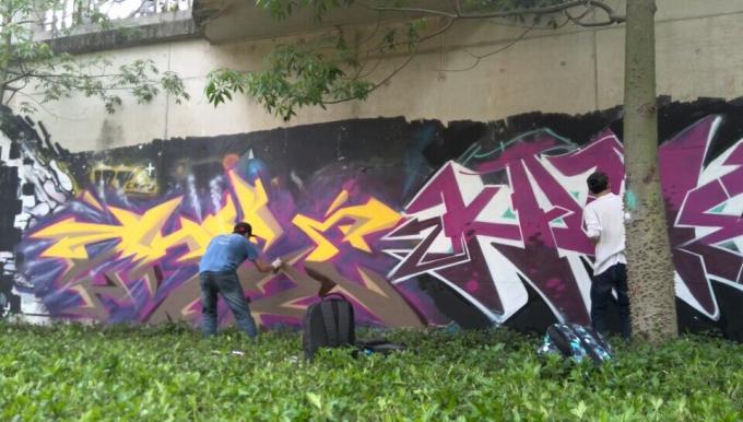 Graffiti-Kunst-Sprühfarbe DIY bunte/Aerosol-Sprühfarbe-rotes blaues purpurrotes Gold
