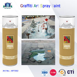 400ml eingemachte schnelle trocknende Graffiti-Spray-Kunst-umweltsmäßigfarbe für Künstler auf Metallholz