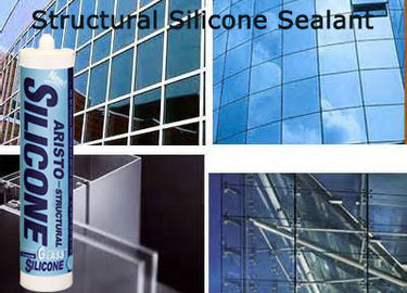 Clear / White / Black / Grey Structural Silicon Sealant , Spray Sealant Heat Resistant