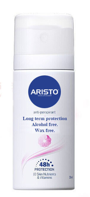 Aristo-Körperpflege-Produkte wachsloses alkoholfreies Anti-Perspirant-Spray 150ml Soem