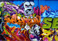 Kundenspezifische Acrylkunst-Graffiti malen Spray-Dosen mit Matt/Glanz/halbglänzender Farbe